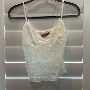 White lace Edikted tank